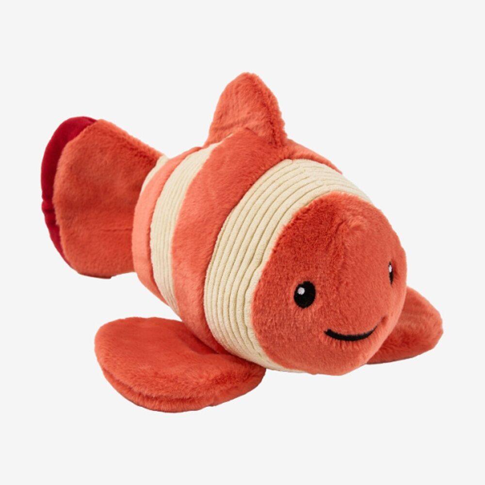 Linen House Kids Cleo Clownfish Children's Novelty Animal Cushion Orange 65cm
