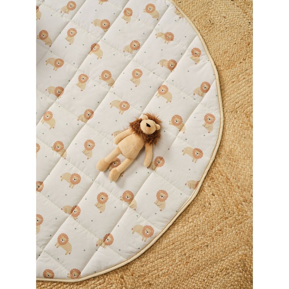 Linen House Kids Lenny Lion Novelty Cushion Soft Plush Toy Teddy