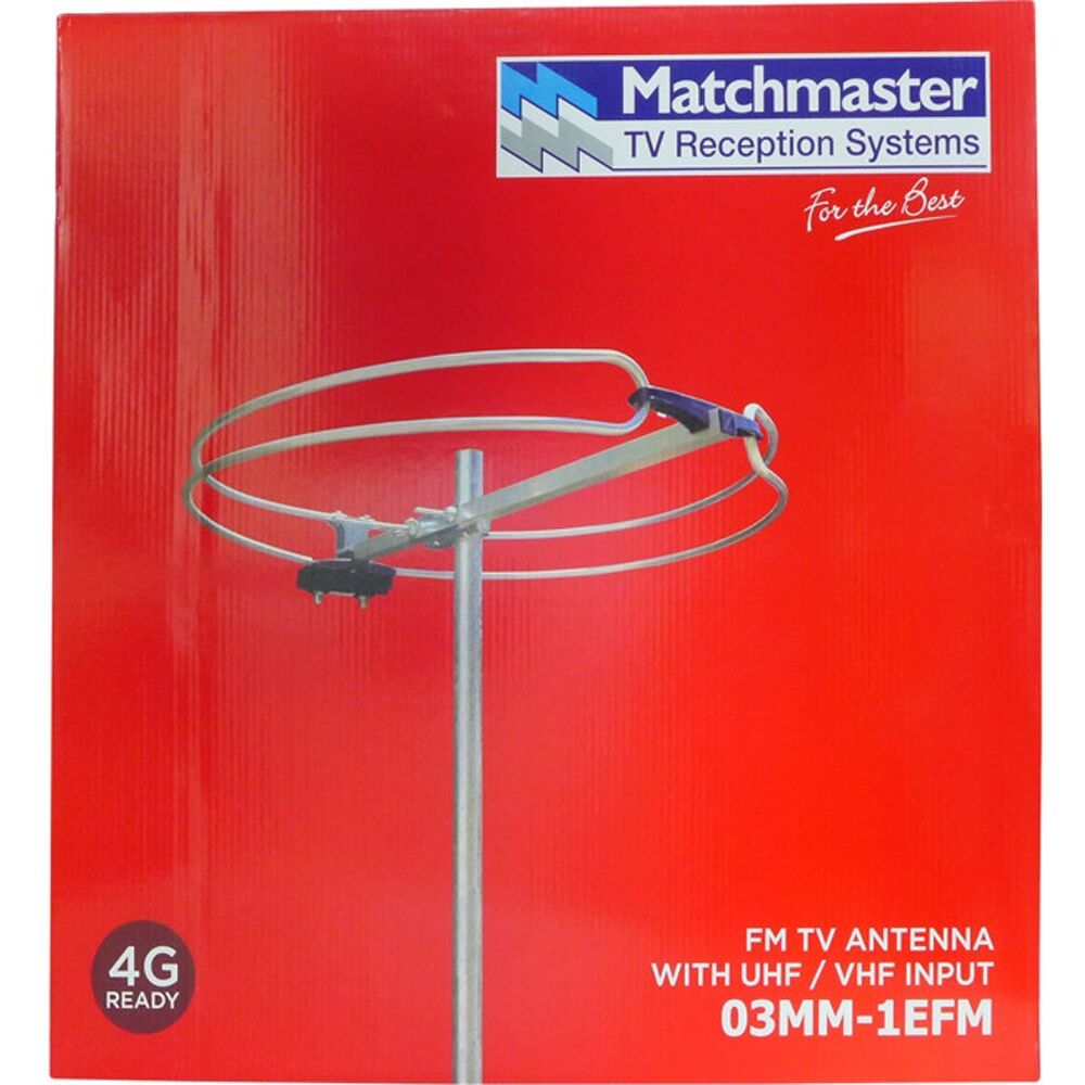 Matchmaster Ring Type FM Antenna Dipole 88-108MHz 4G LTE Filter Satellite