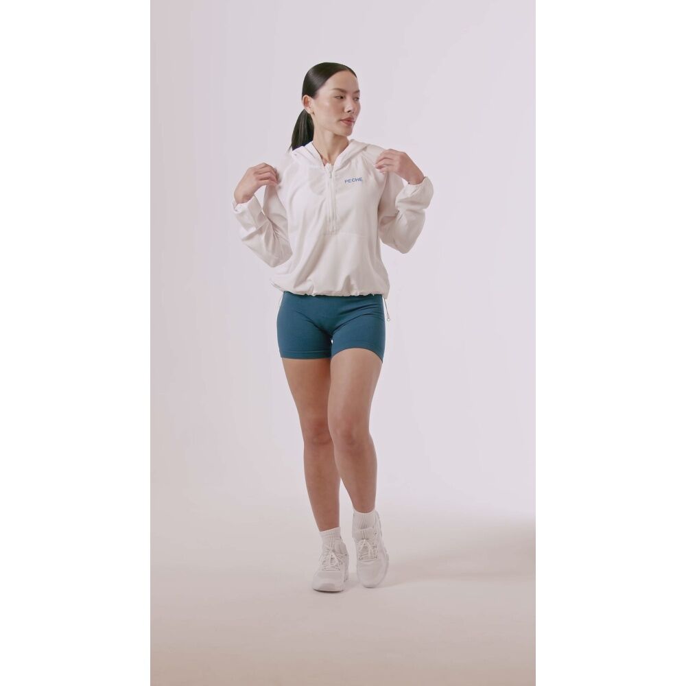 Lifesopeche Sindi High-Waisted Seamless Activewear Shorts Dark Teal Zoya