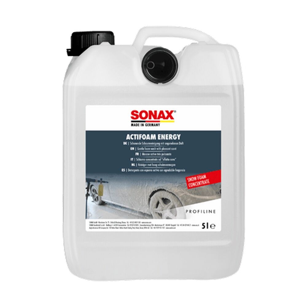 Sonax ActiFoam Energy Foam Shampoo High-Foaming pH-Neutral Car Wash 5L