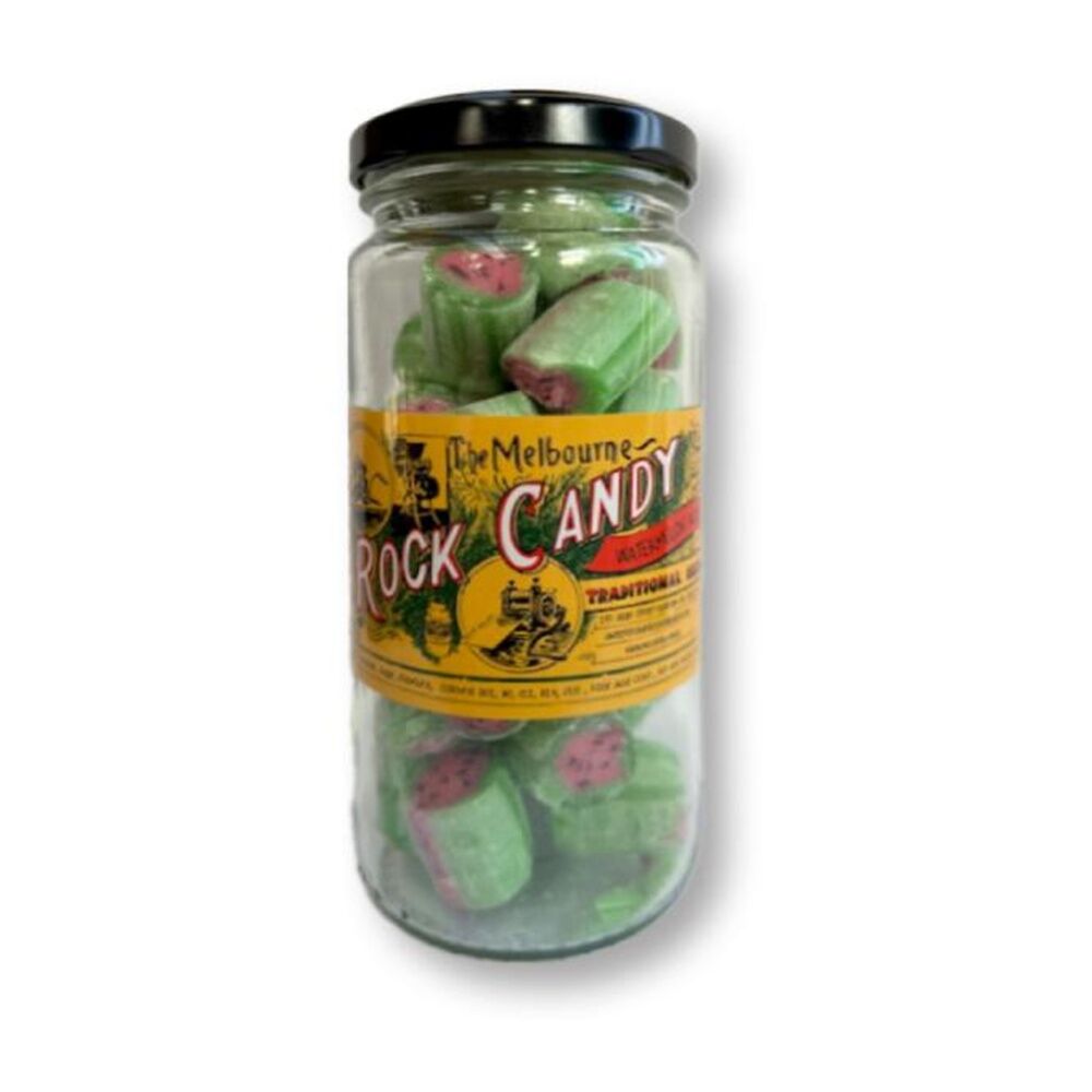 6PK Melbourne Rock Candy Tradition Hard Boiled Sweets Lollies Watermelon