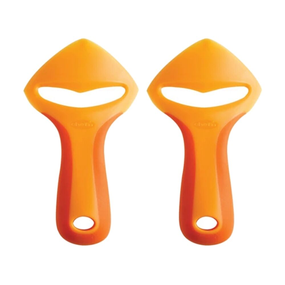 2PK Chef'n ZeelPeel Orange Peeler Easy Peel Plastic 12.6cm