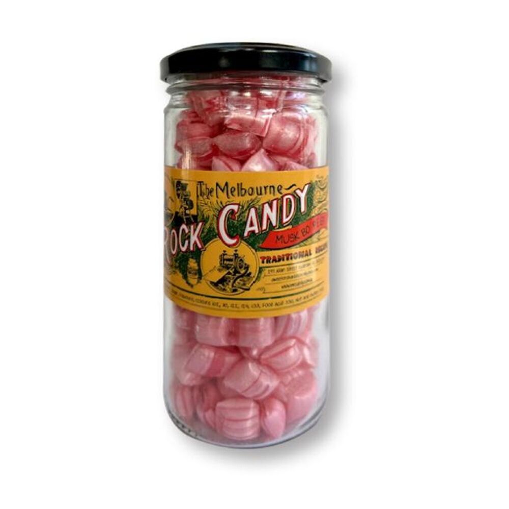 6PK Melbourne Rock Candy Tradition Hard Boiled Sweets Lollies Musk Bo Peep