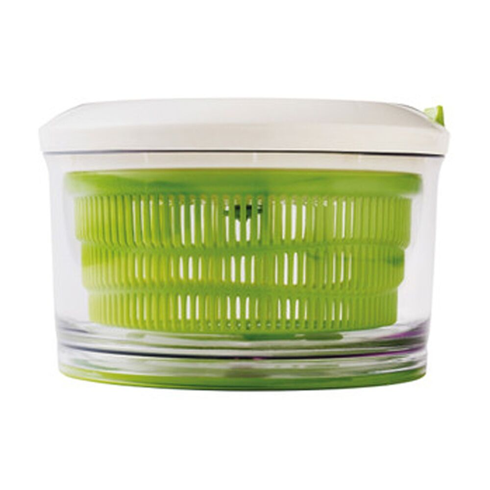 Chef'n SpinCycle Salad Spinner Easy-Push Lever Green Kitchen Tool