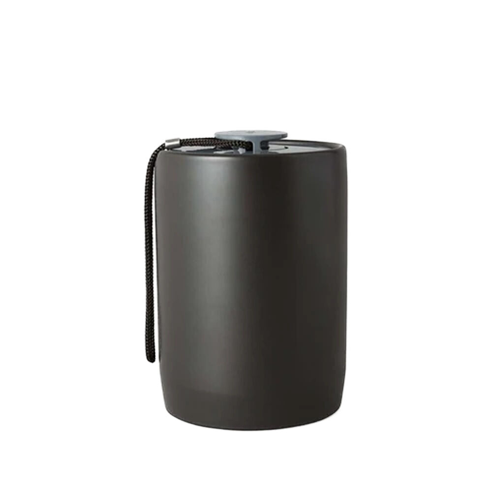 Chef'n Ceramic Coffee Canister Airlock Lid 1.4L Black Ceramic Storage Container