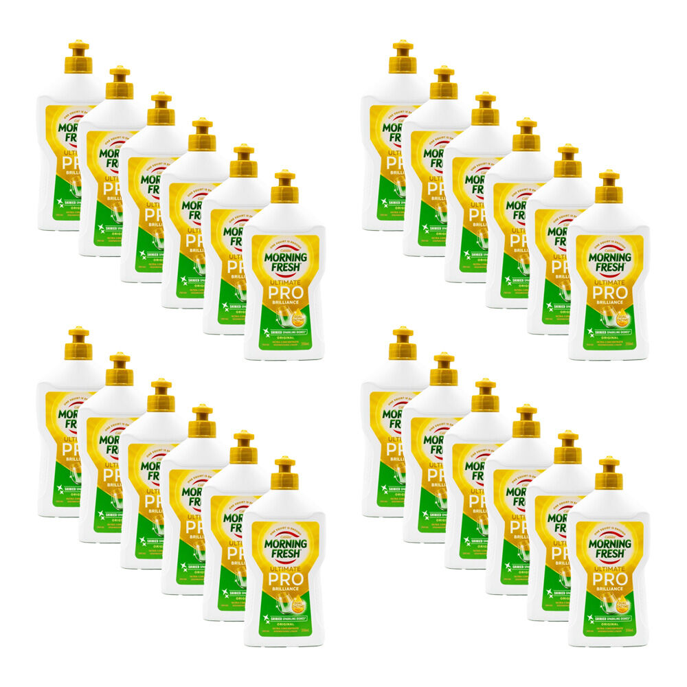 24PK Morning Fresh Ultimate Pro Brilliance Dishwashing Liquid Ultra Concentrate