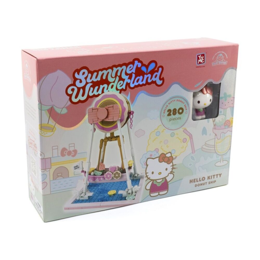 YuMe Blocks Summer Wunderland Hello Kitty Donut Ship