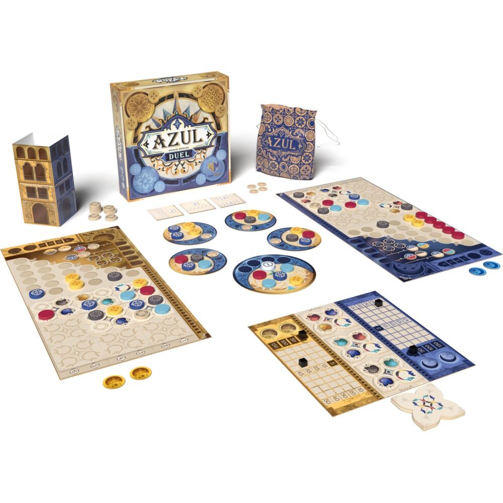 Asmodee Azul Duel Board Game 2 Players 45 Minute Play 10y+