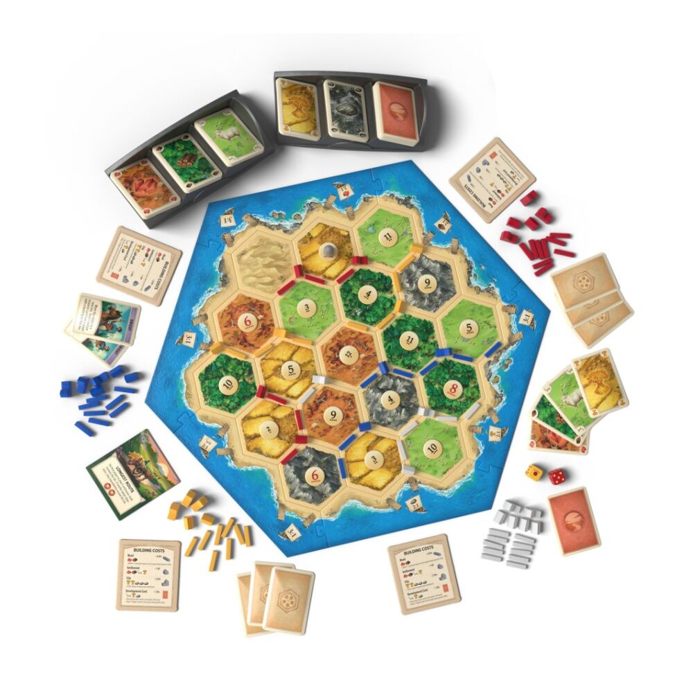 Asmodee Catan 6th Edition The Game Board Game 3-4 Players Ages 10+