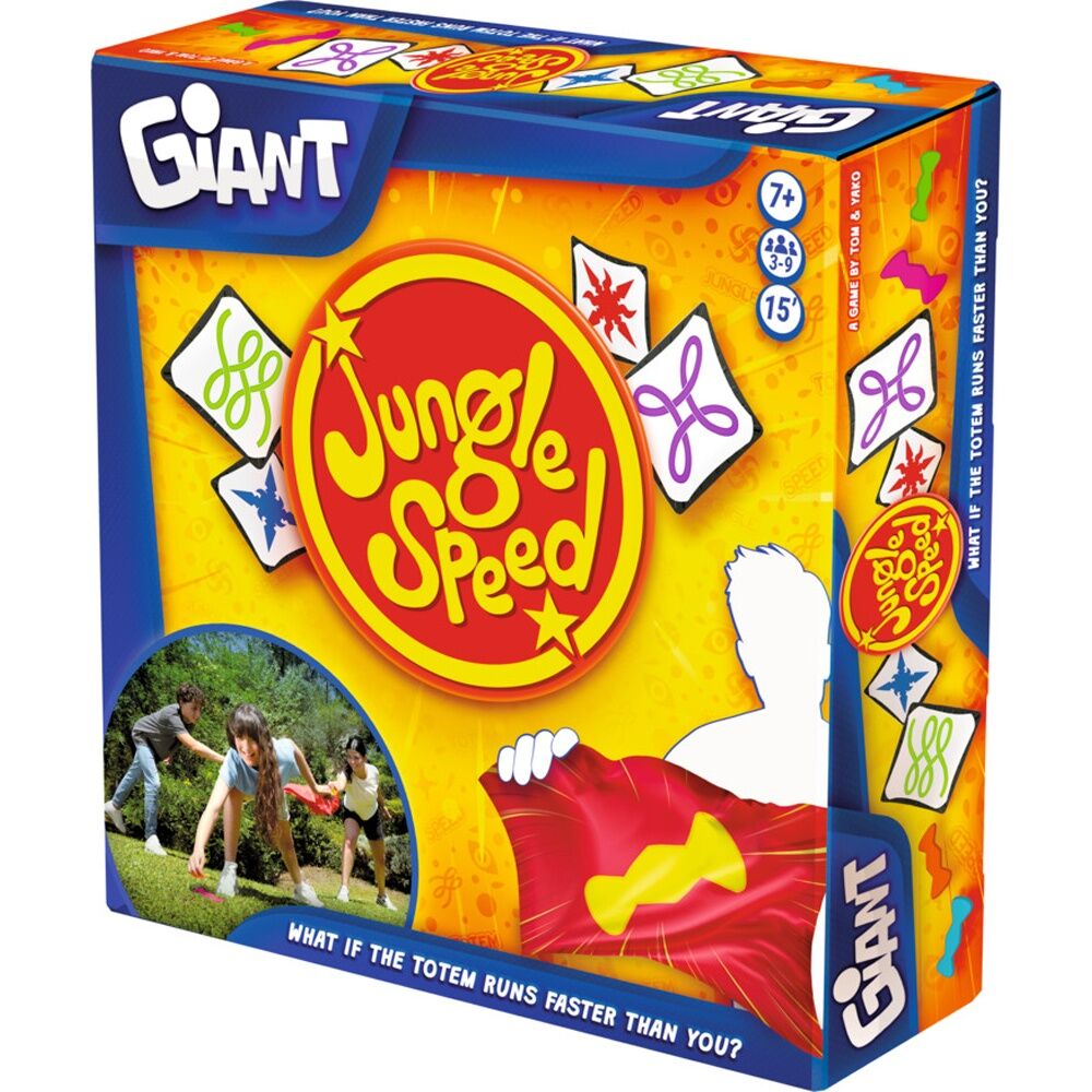 Asmodee Jungle Speed Giant Card Game 3-9 Players 15 Min Playtime Ages 7+