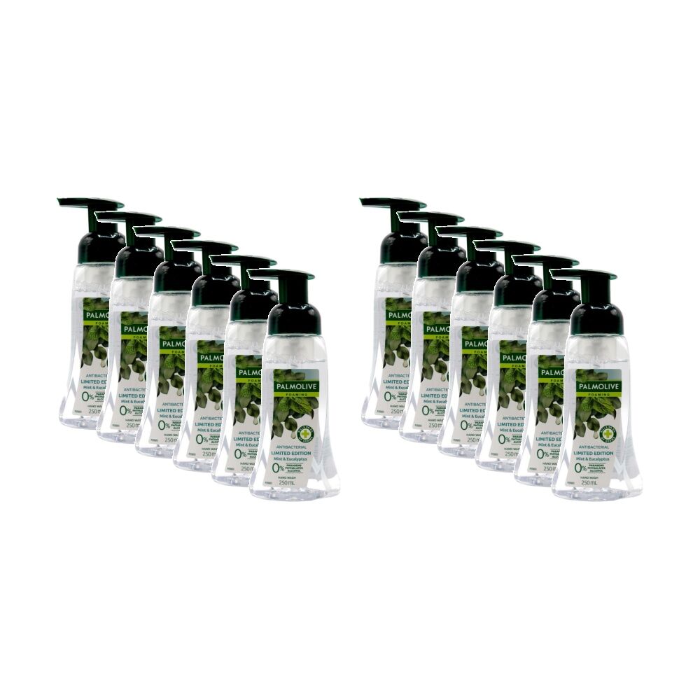 12PK Palmolive Foaming Hand Wash Antibacterial Mint Eucalyptus Limited Edition