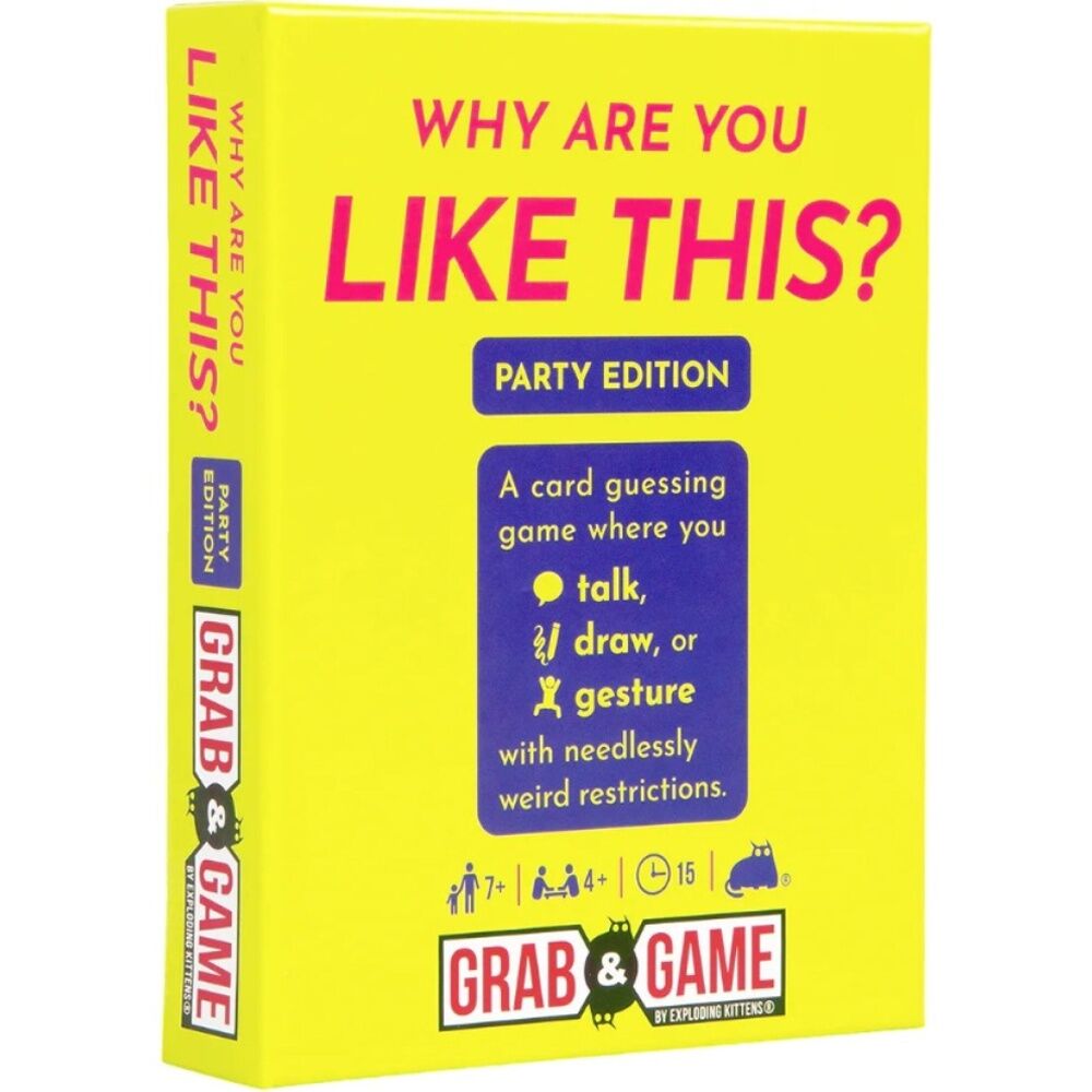 Asmodee Grab & Game Why Are You Like This Party Mode Card 7y+