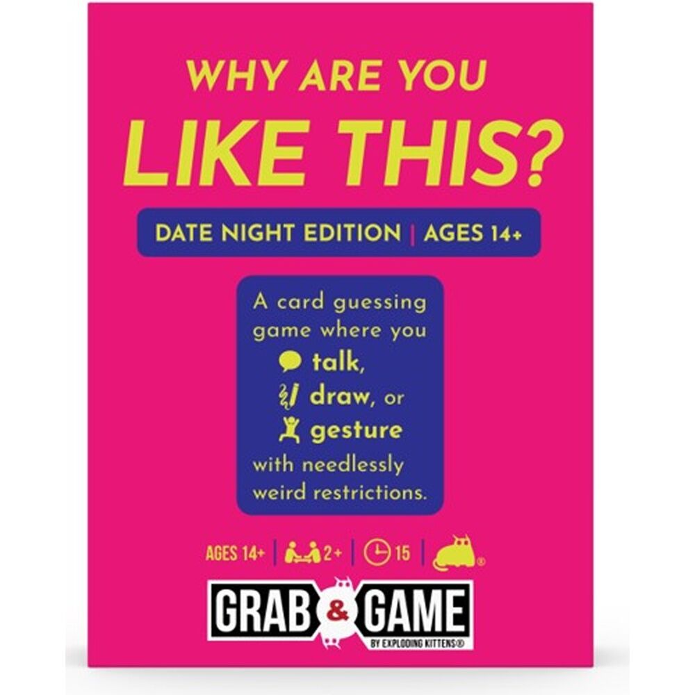 Asmodee Grab & Game Why Are You Like This Date Mode Cards 14y+