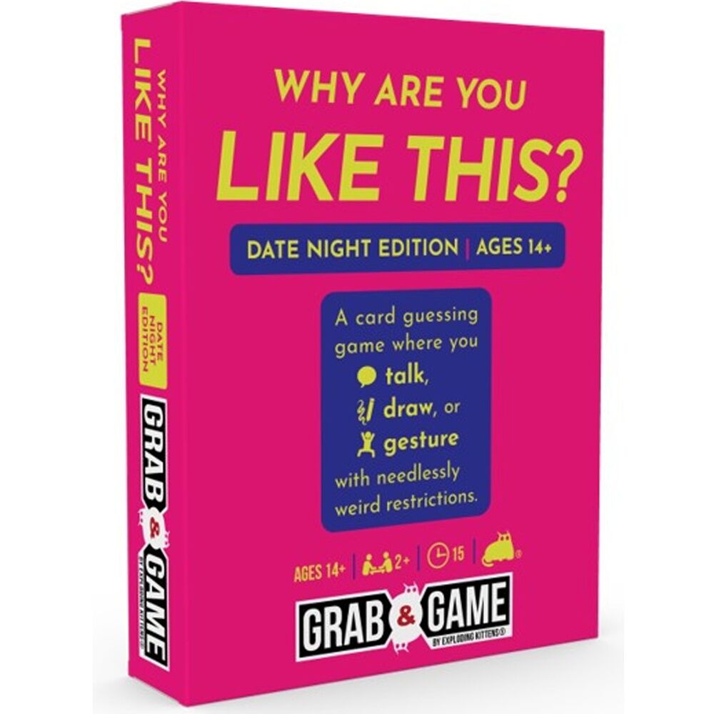 Asmodee Grab & Game Why Are You Like This Date Mode Cards 14y+