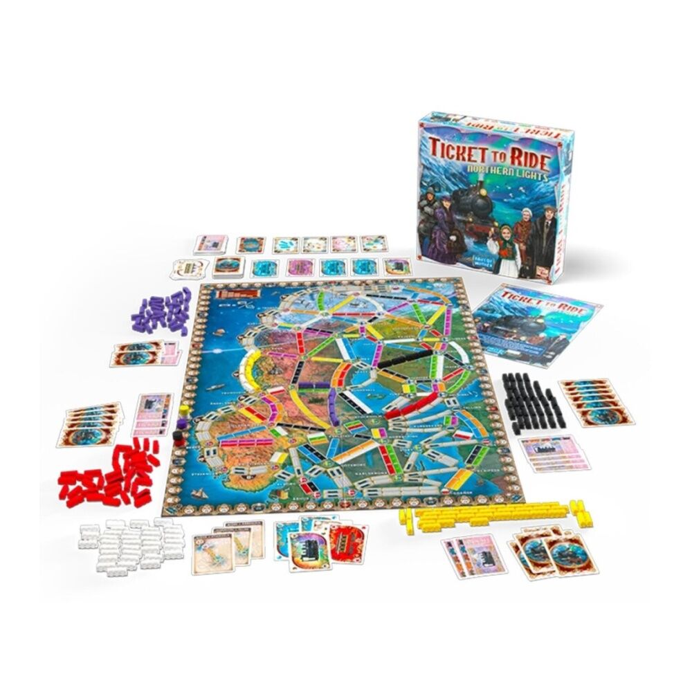 Asmodee Ticket To Ride Northern Lights Card Game 2-5 Players 8y+