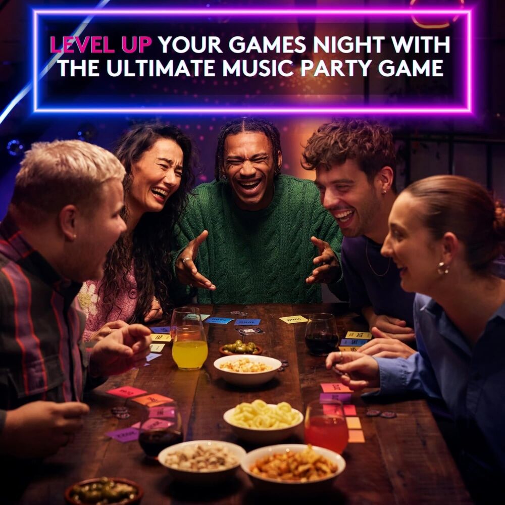 Jumbo Hitster The Music Card Game 2-10 Players 30+ Min Playtime Ages 16+