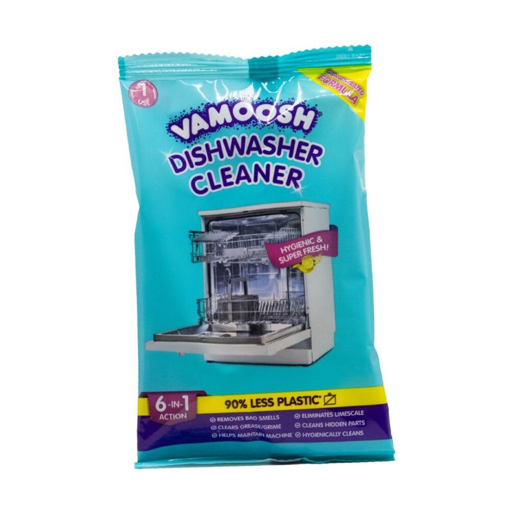 5PK Vamoosh Dishwasher Cleaner 6 In 1 Action Hygienic Super Fresh 50g