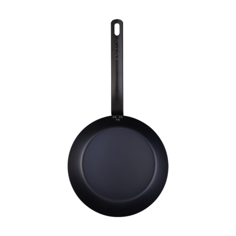 Evolv Pre-Seasoned Heavy Gauge Fast Heat Carbon Steel Fry Pan 24cm
