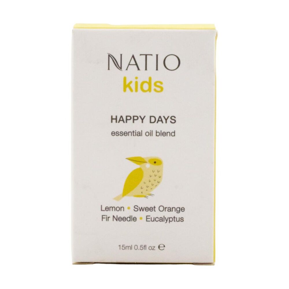 14PK Natio Essential Oil Blend Kids Happy Days Lemon Sweet Orange 15mL