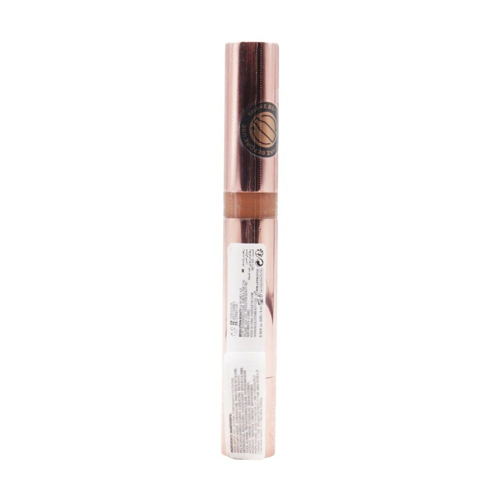3PK Revolution Eye Bright Concealer Illuminating Under-Eye Makeup Caramel 4g