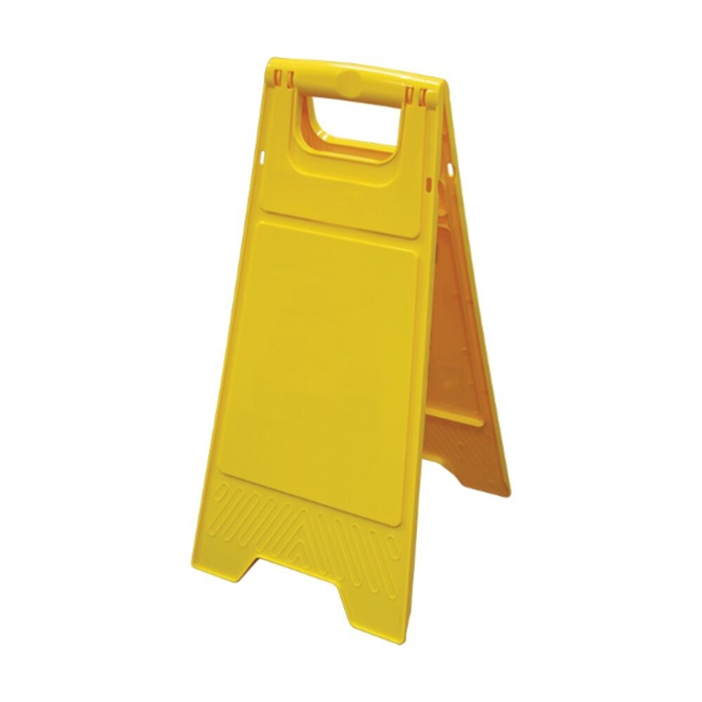 Edco Lightweight & Compact Folding Contractor Blank Sign Yellow