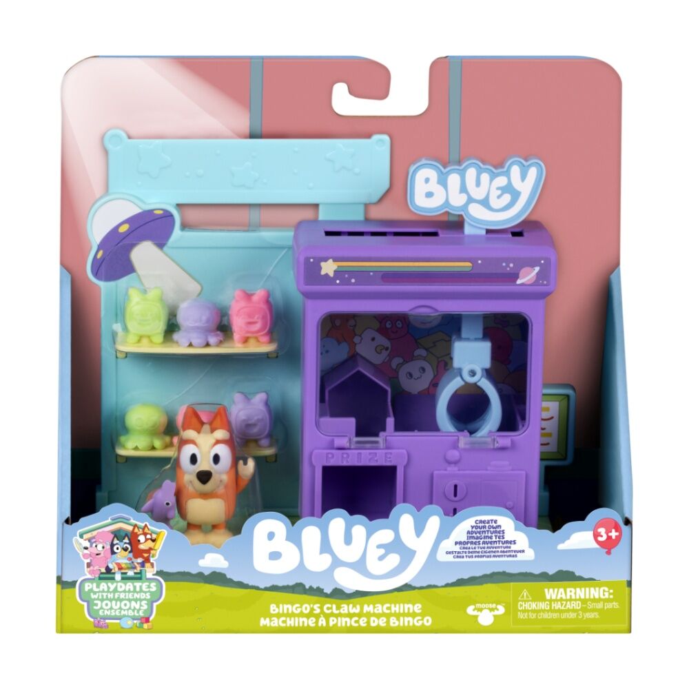 Bluey Mini Claw Machine Playset Toy For Kids Action Figure