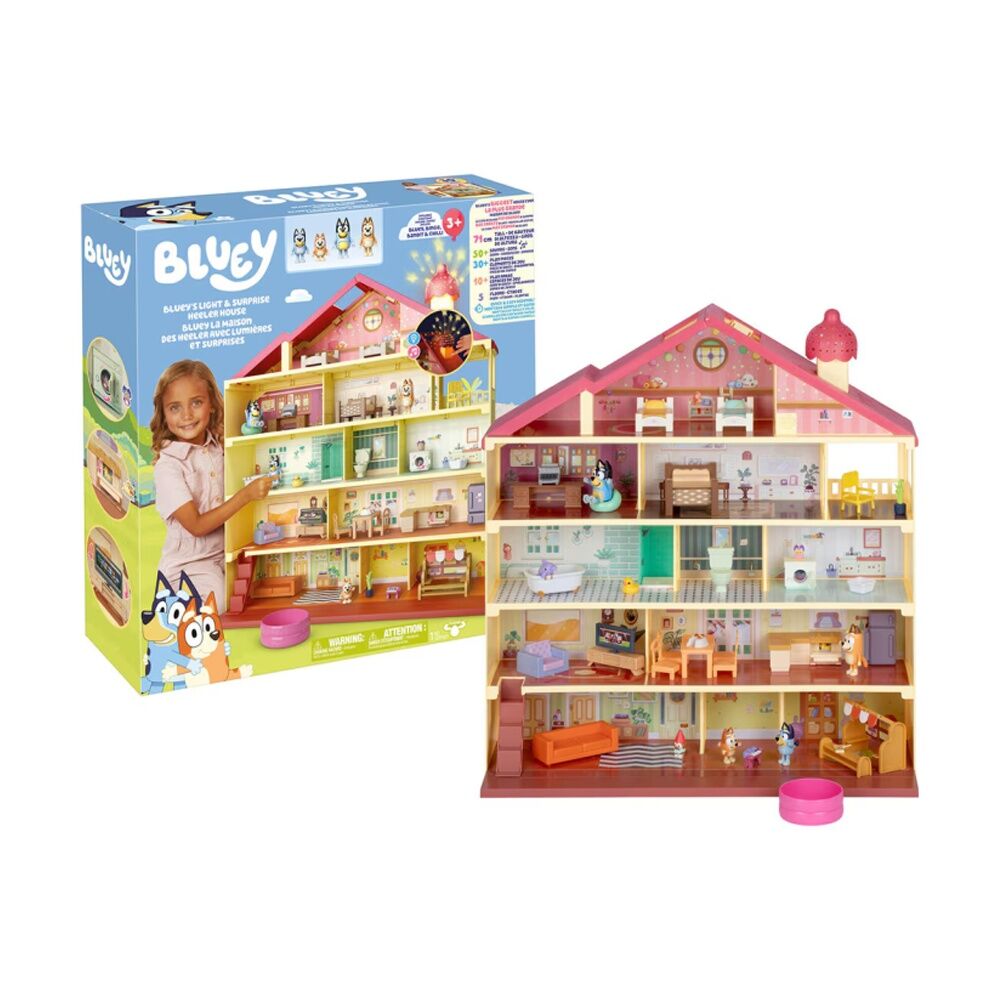 Bluey's Light And Surprise Heeler Home Playset Toy