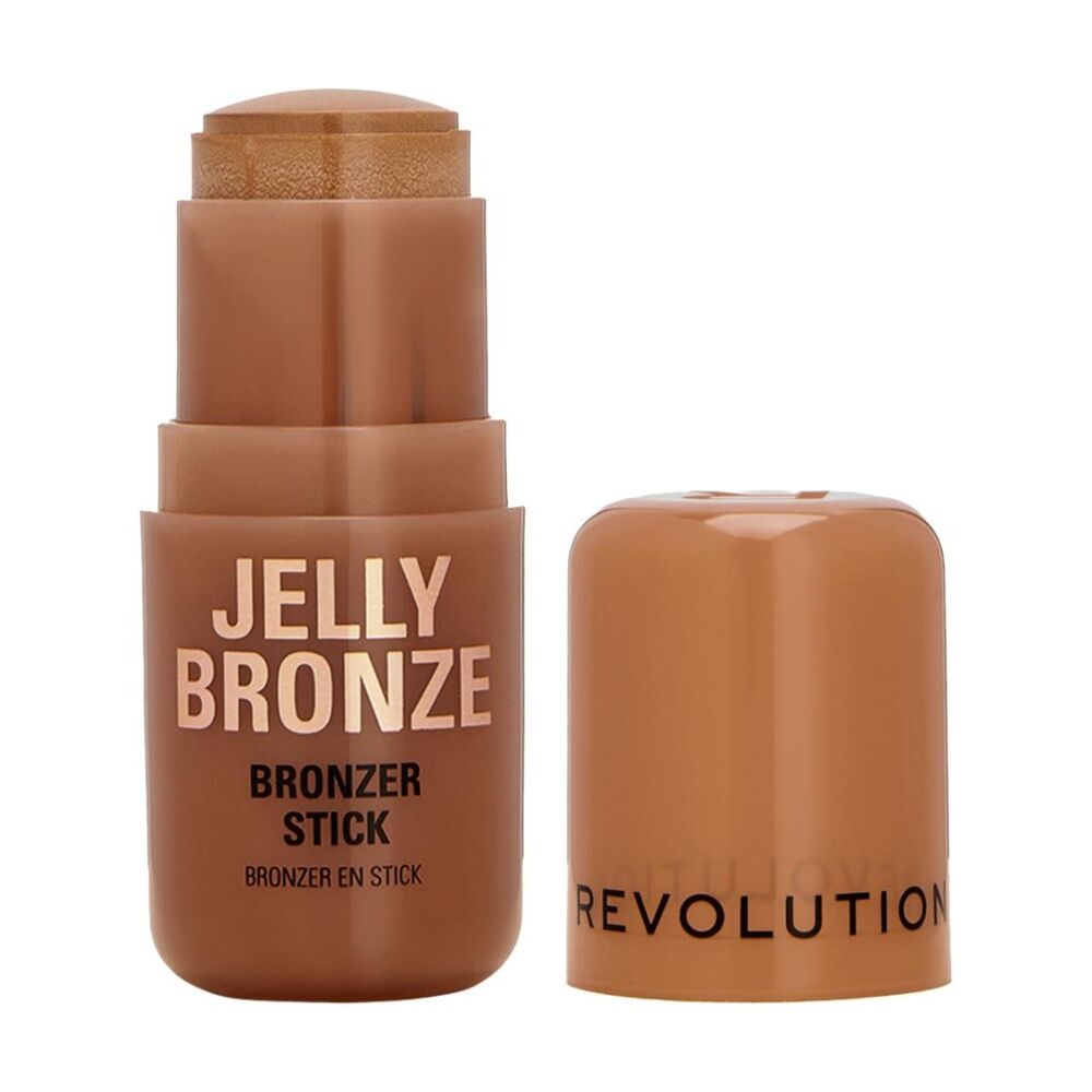 Revolution Jelly Bronzer Tint Face Complexion Makeup Medium Sunset 8g