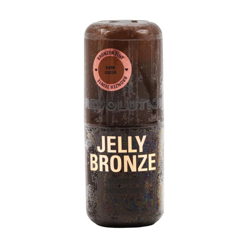 3PK Revolution Jelly Bronzer Tint Face Complexion Makeup Dark Cocoa 8g