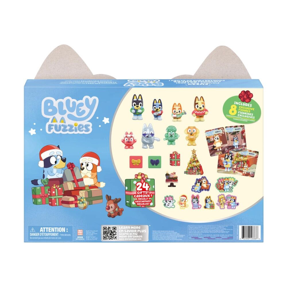 Bluey Fuzzies Advent Calendar With 24 Surprises