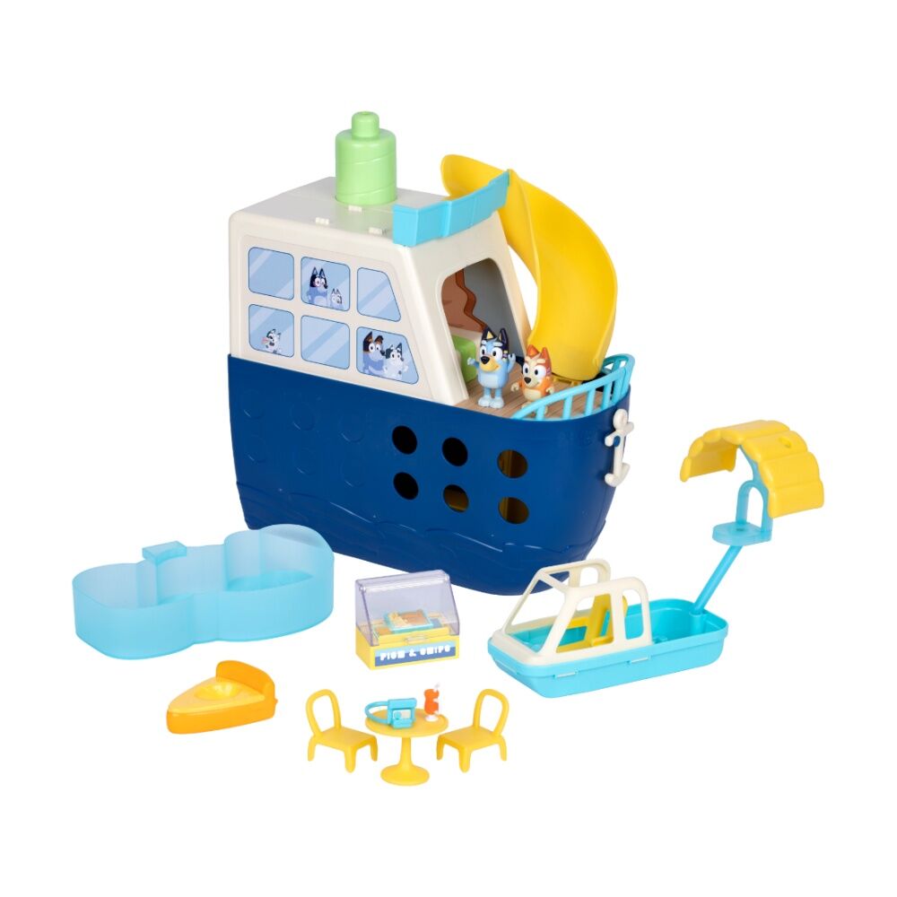 Bluey's Cruise Ship Playset Interactive Toy For Kids