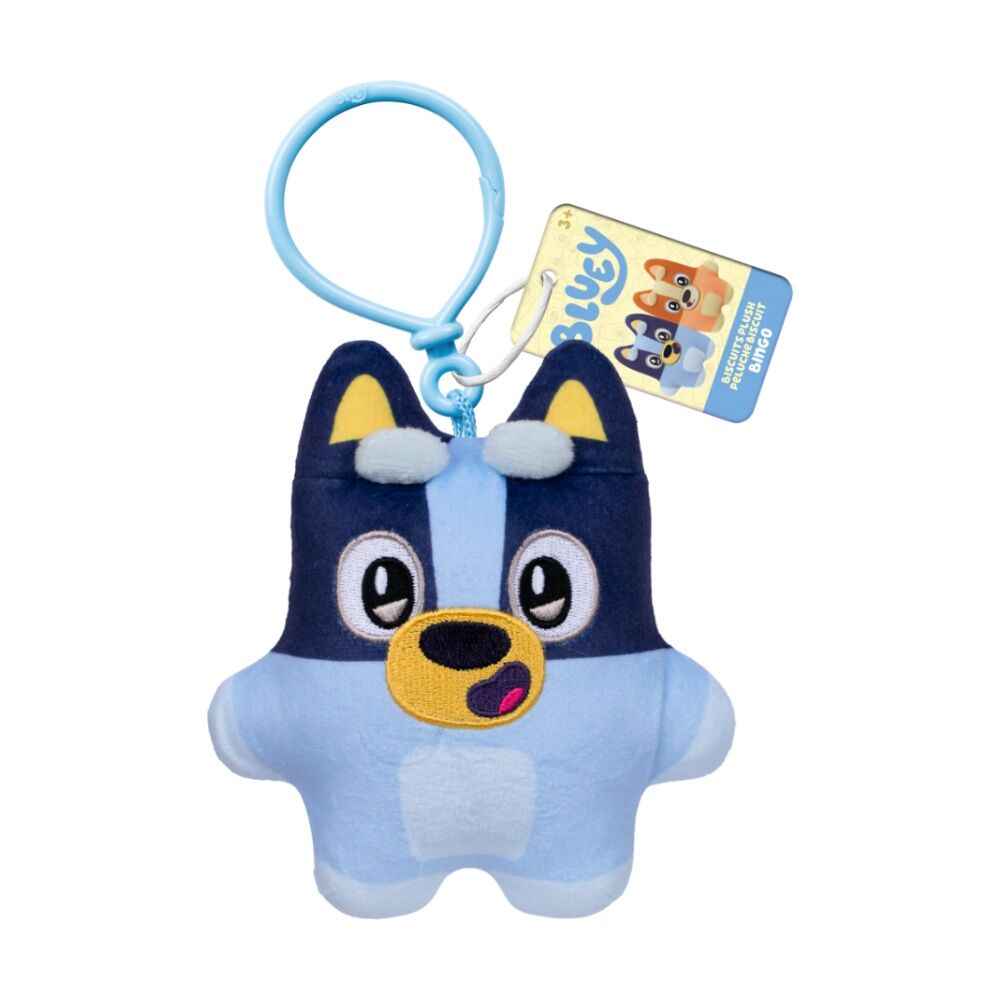 2PK Bluey Biscuits S1 Mini Plush Kids Keychain Assorted