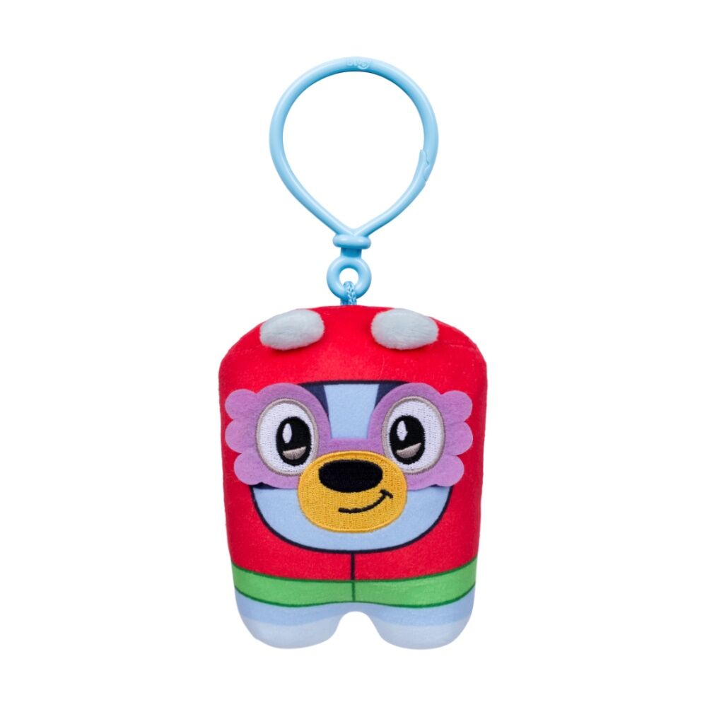 2PK Bluey Biscuits S1 Mini Plush Kids Keychain Assorted