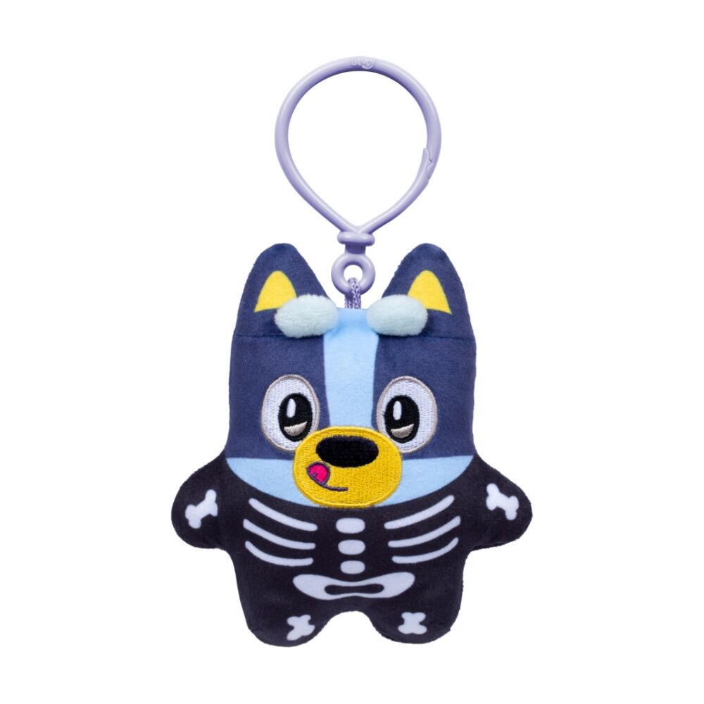 4PK Bluey Halloween Biscuits Mini Plush Keychain Assorted
