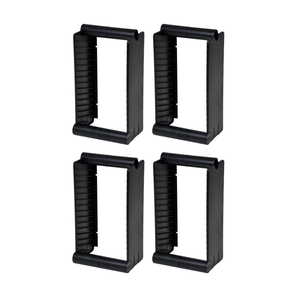 4PK Fischer Plastic 15 Unit Bluray Rack / Stand Blu-Ray Disc Blu-ray Holder