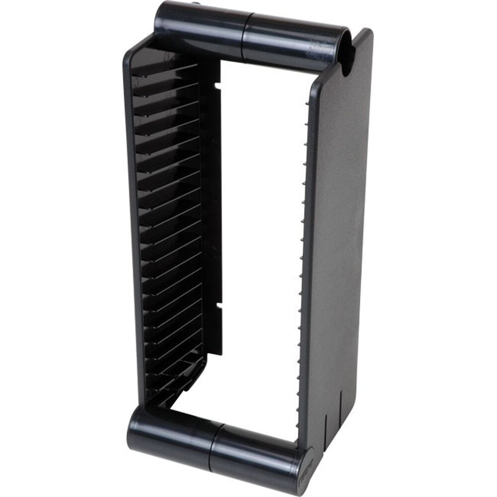 4PK Fischer Plastic 20 Unit Cd Rack / Stand CD Wall Mount