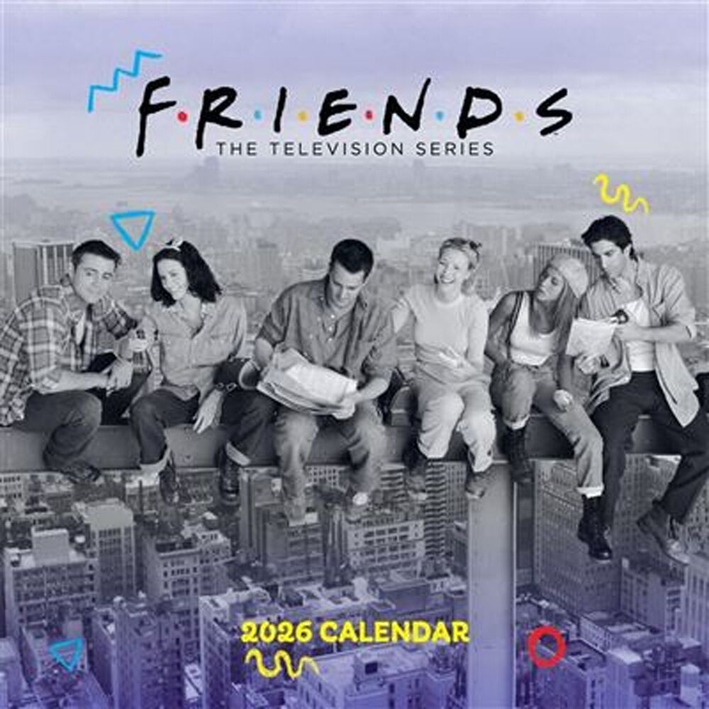 Friends TV Series 2026 Square Wall Calendar Room Decor 30x30cm