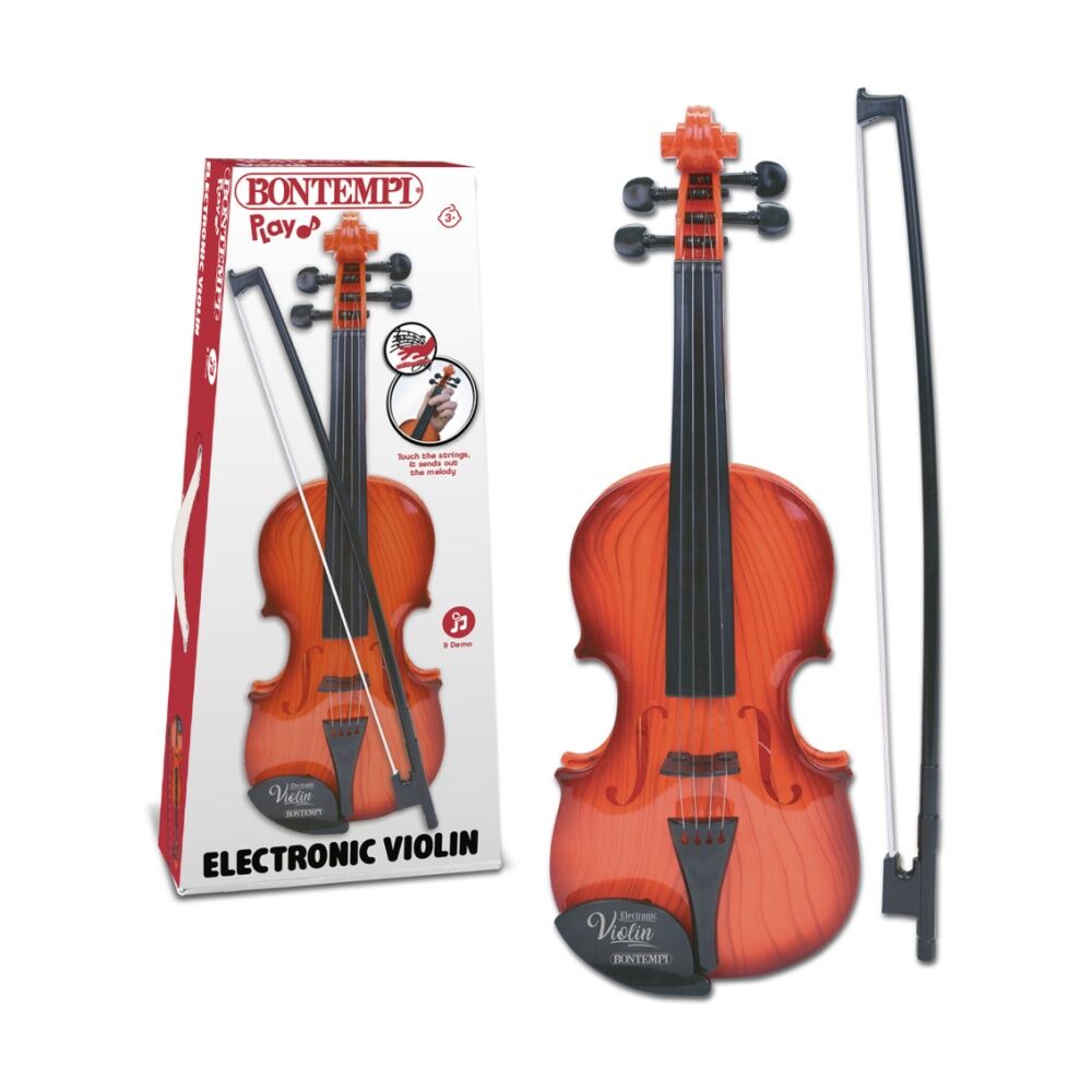 Bontempi Electronic Violin 9 Prerecorded Melodies Any Key Play Function 400mm