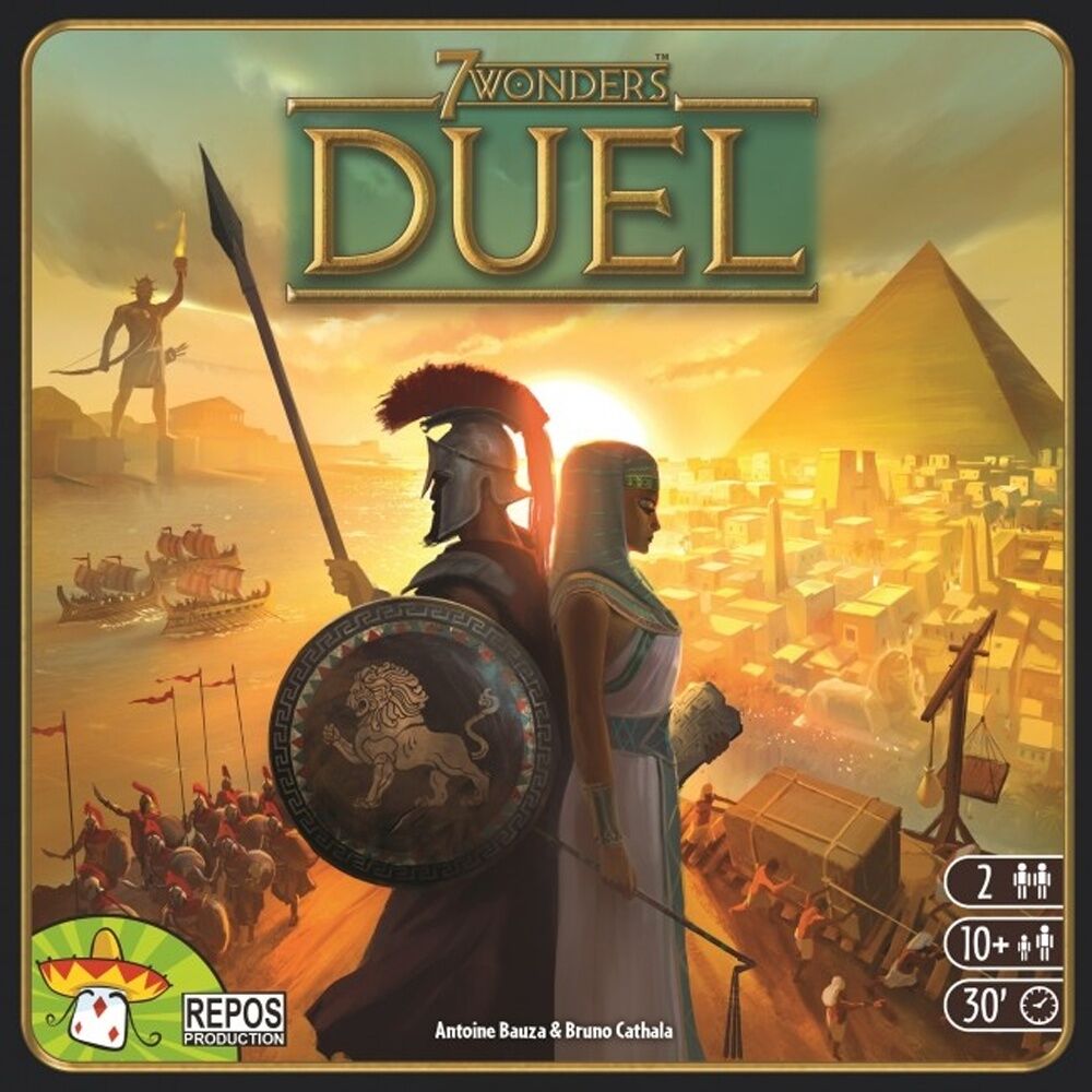 Asmodee 7 Wonders Duel Card Game 2 Players 30+ Minute Play 10y+