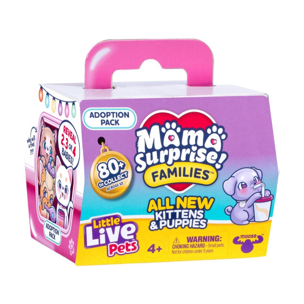 6PK Little Live Pets Mama Suprise Families Series 2 Adoption Set 4y+ Assorted