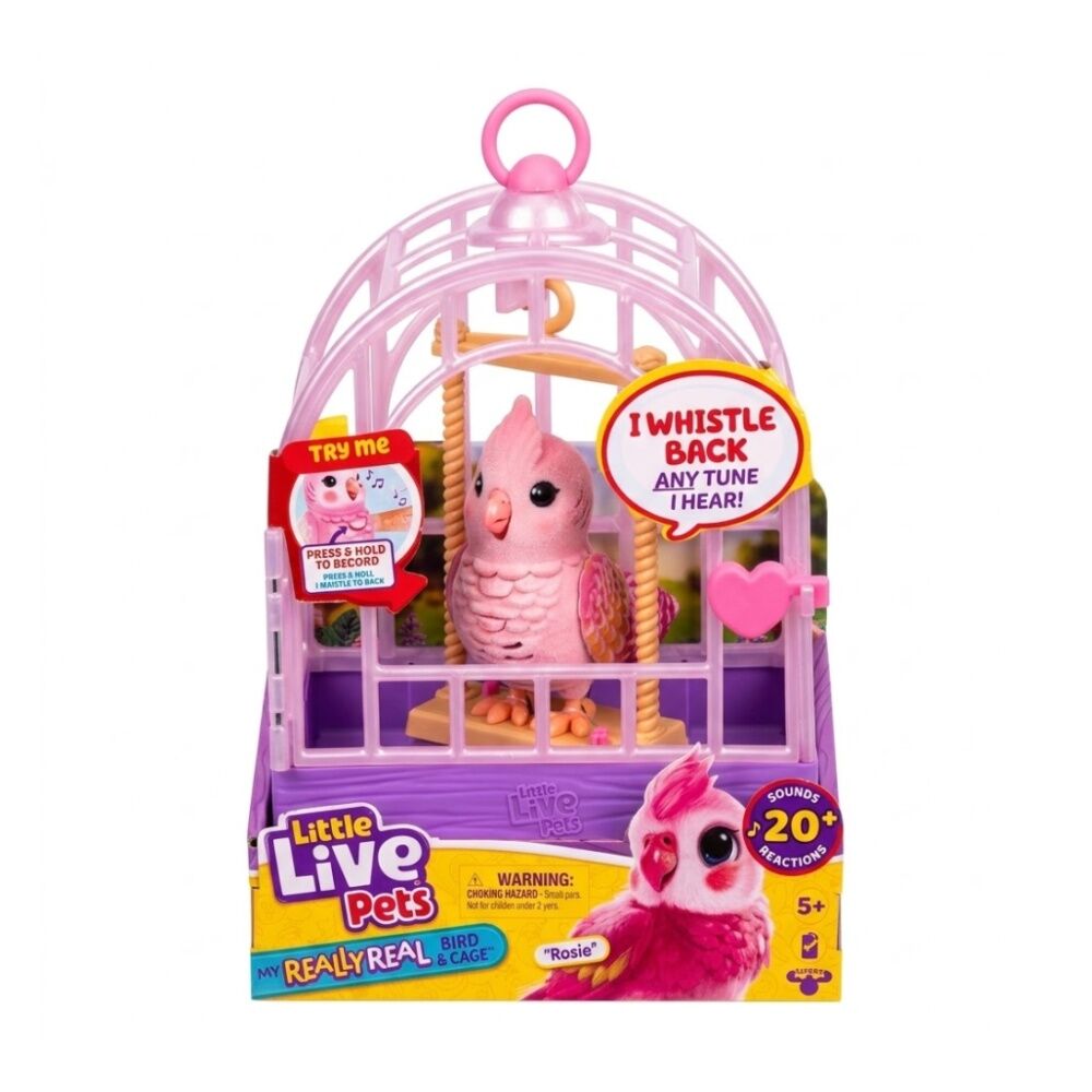 Little Live Pets My Really Real Bird & Cage Interactive Asstd