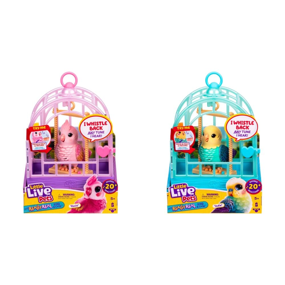Little Live Pets My Really Real Bird & Cage Interactive Asstd