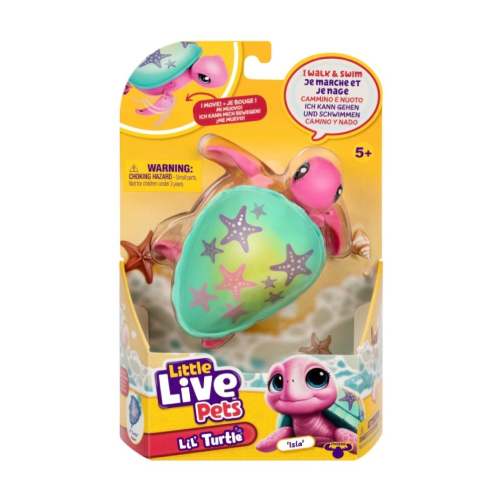 Little Live Pets Lil' Turtle Swim & Walk Interactive Asstd 5y+