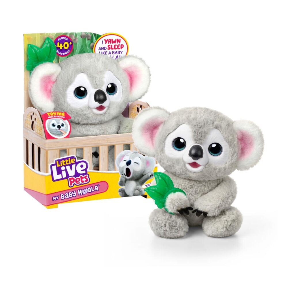 Little Live Pets My Lil' Baby Koala Plush Interactive Toy Kids 3y+