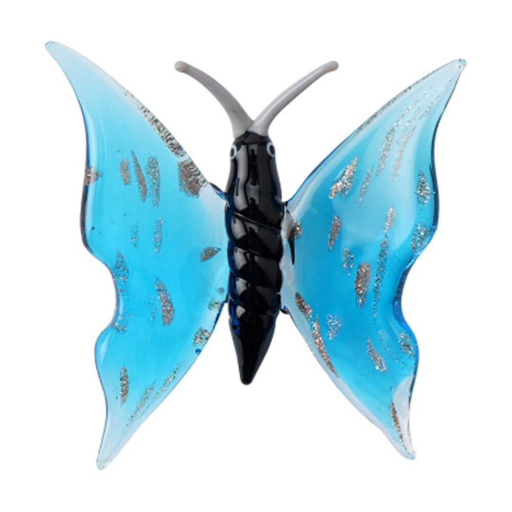 2PK Gibson Gifts Artisan Glass Butterfly Home Decoration Sculptures/Figurines