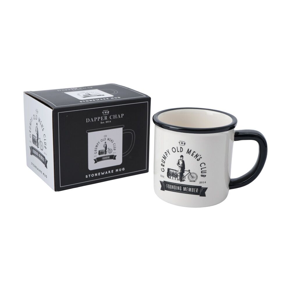 2PK Gibson Gifts Dapper Chap Grumpy Mens Mug Dinnerware/Serverware