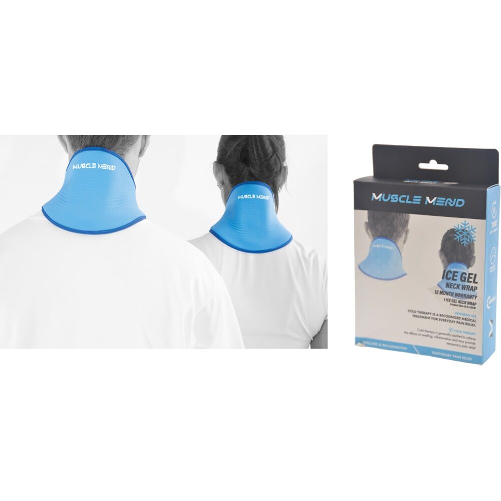 Gibson Gifts Muscle Mend Ice Gel Neck Wrap Hot/Cold Packs Health Care