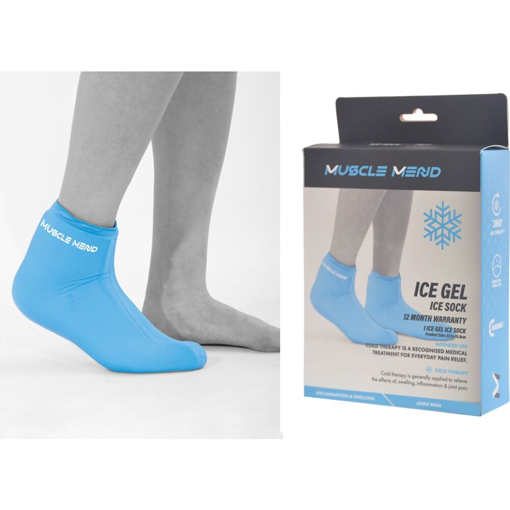 Gibson Gifts Muscle Mend Ice Gel Socks Hot/Cold Packs Health Care