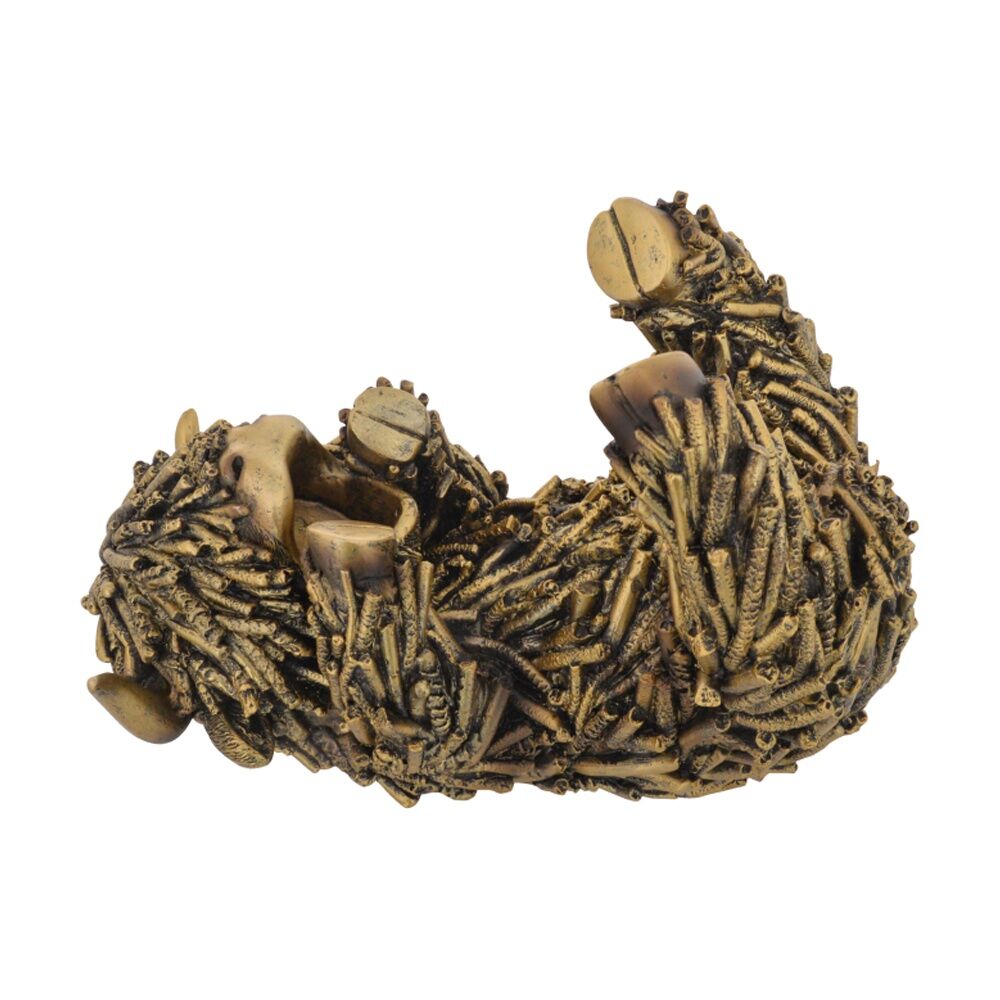 Gibson Gifts Shaggy Cow Wine Time Highland Bottle Holder Bronze